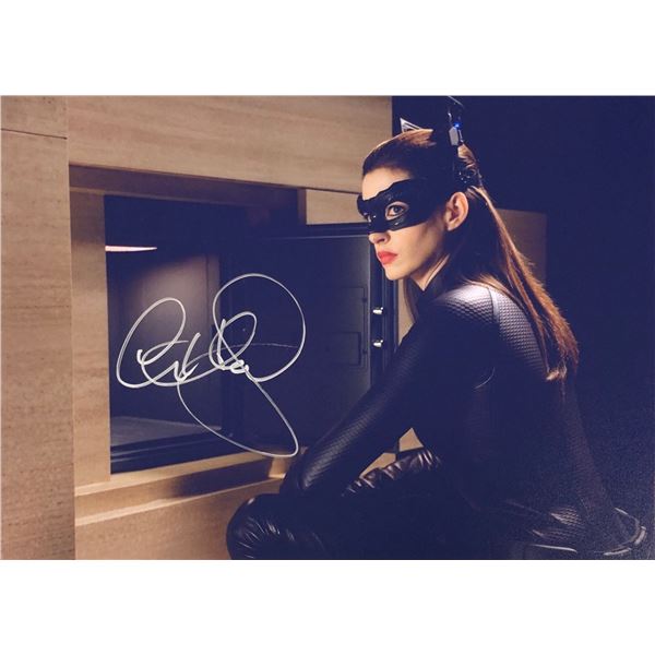 Batman Dark Knight Anne Hathaway Signed Photo