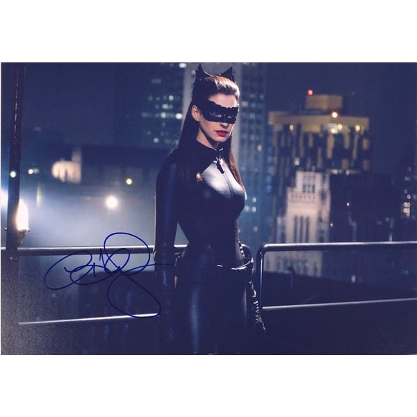 Batman Dark Knight Anne Hathaway Signed Photo