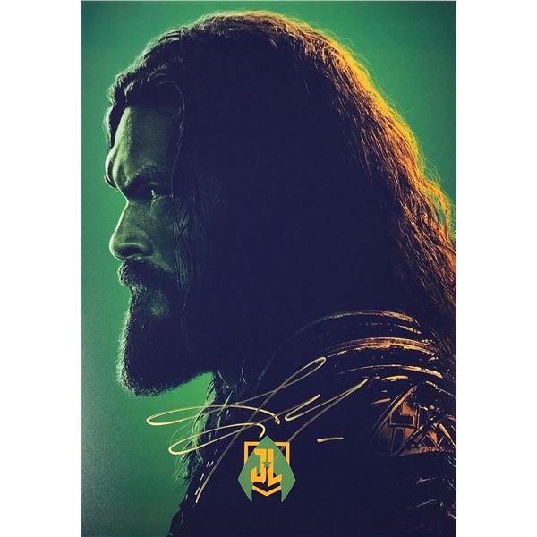 Justice League Jason Momoa Signed Photo