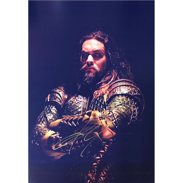 Justice League Jason Momoa Signed Photo