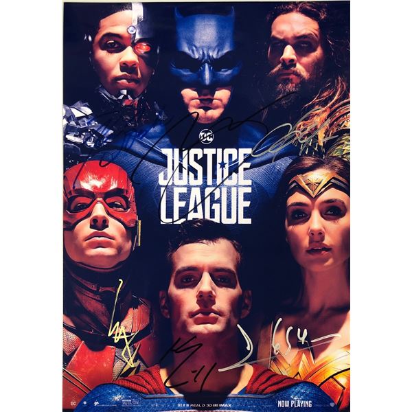 Justice League Ezra Miller Signed Photo