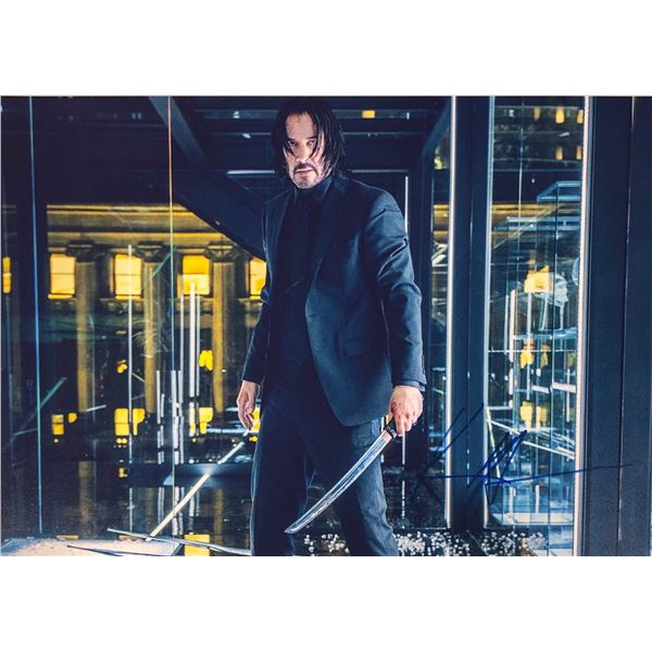 John Wick Keanu Reeves Signed Photo