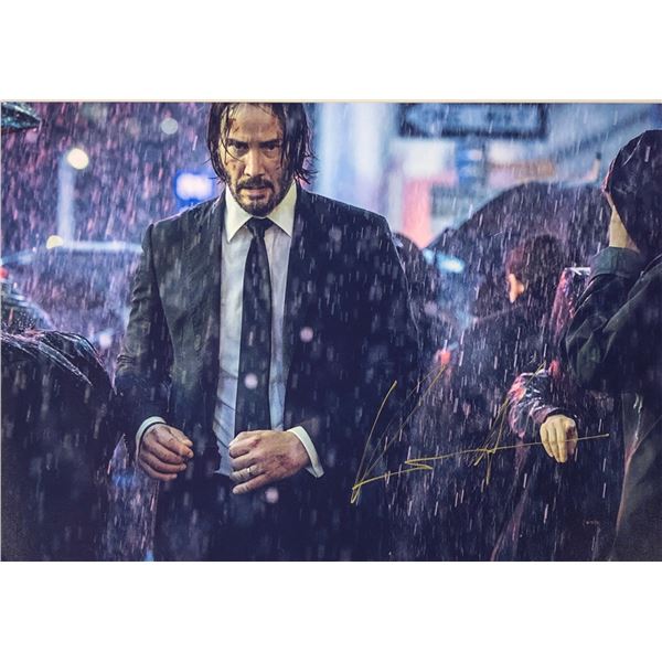 John Wick Keanu Reeves Signed Photo