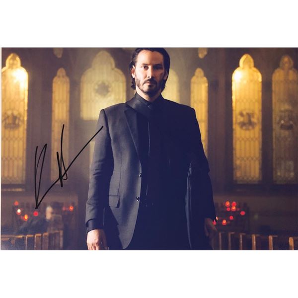 John Wick Keanu Reeves Signed Photo