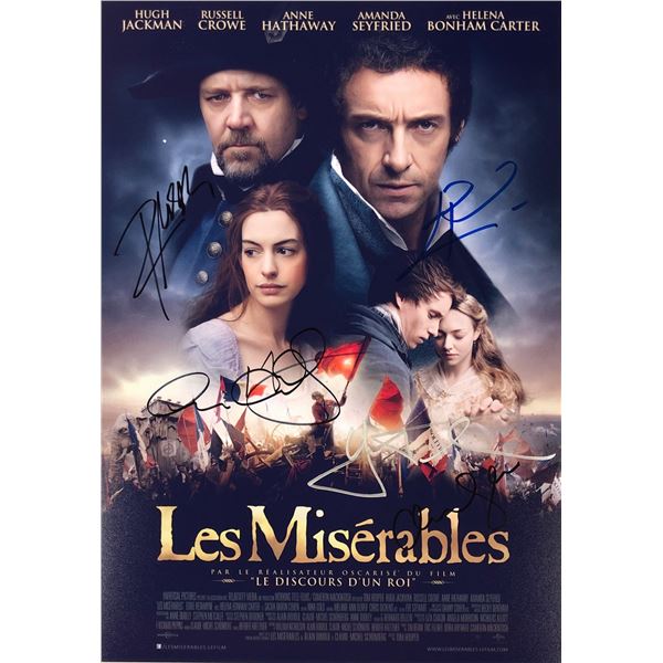 Les Miserables Hugh Jackman Signed Photo