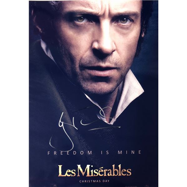 Les Miserables Hugh Jackman Signed Photo