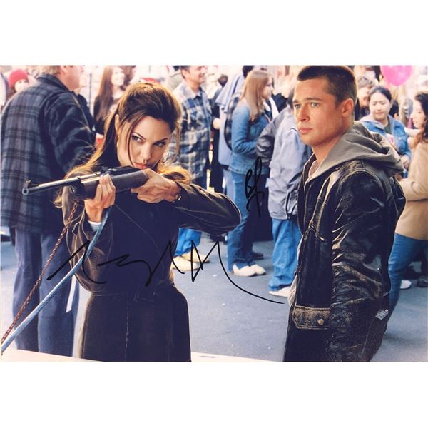 Mr Mrs Smith Brad Pitt Signed Photo