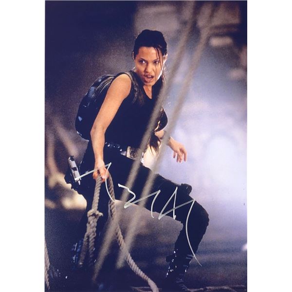 Tomb Raider Angelina Jolie Signed Photo