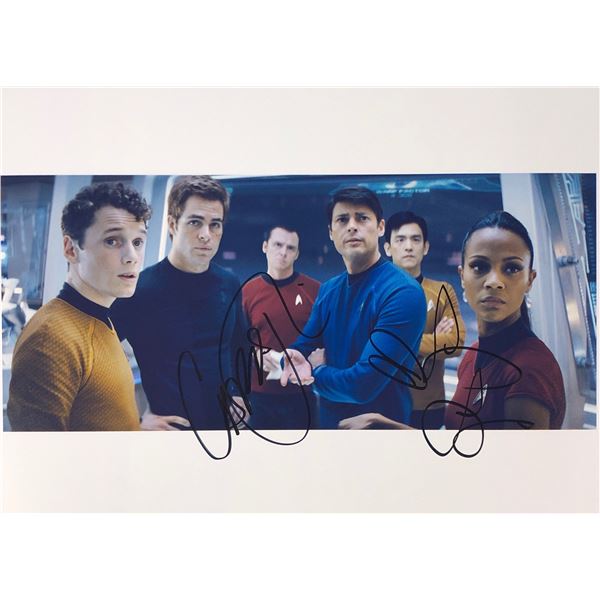 Star Trek Zoe Saldana Signed Photo