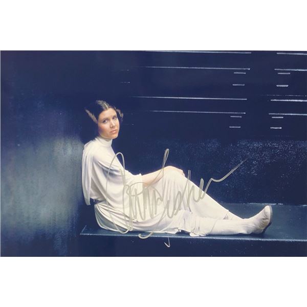 Star Wars Carrie Fisher Signed Photo