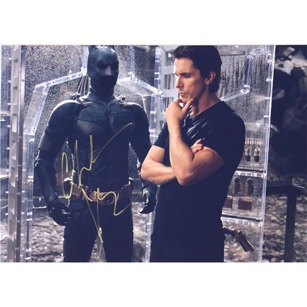 Batman Christian Bale Signed Photo