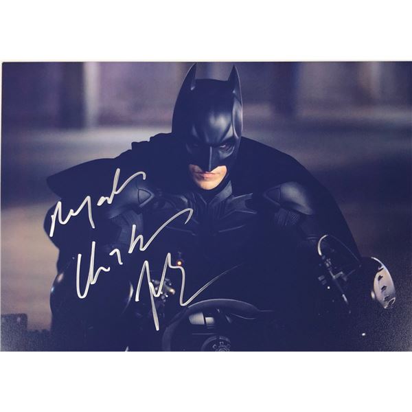 Batman Christian Bale Signed Photo