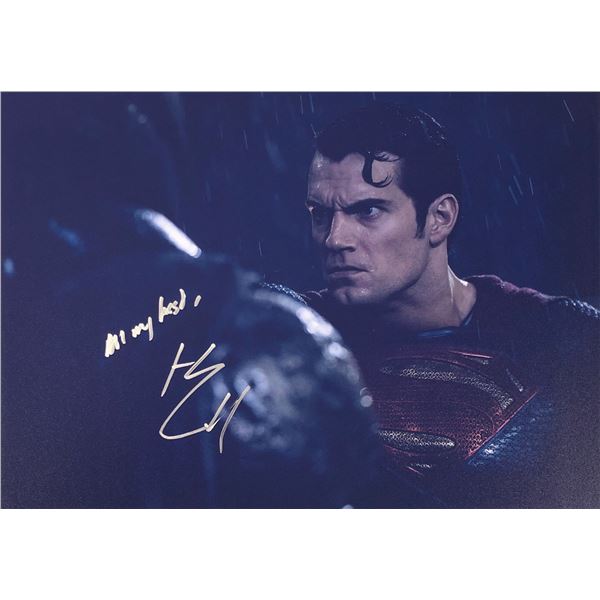 Batman V Superman Henry Cavill Signed Photo