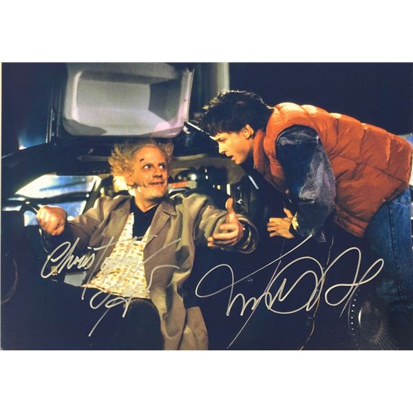 Back to Future Michael J. Fox Signed Photo
