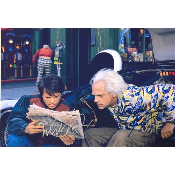 Back to Future Michael J. Fox Signed Photo