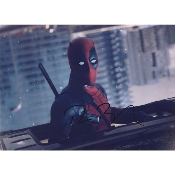 Deadpool Ryan Reynolds Signed Photo