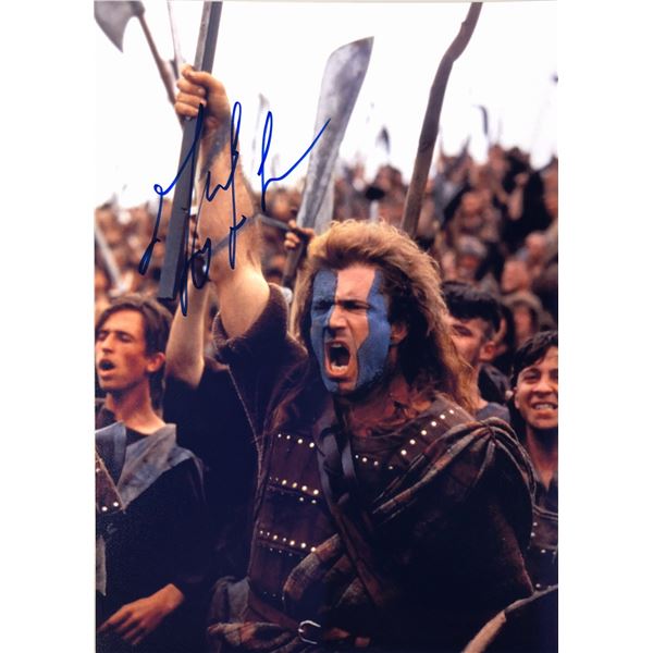 Braveheart Mel Gibson Signed Photo
