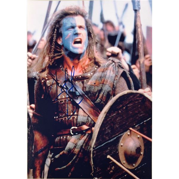 Braveheart Mel Gibson Signed Photo