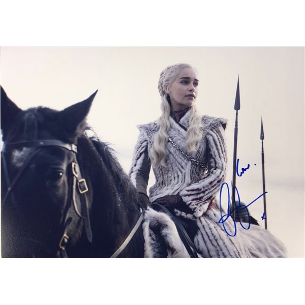 Game of Thrones Emilia Clarke Signed Photo