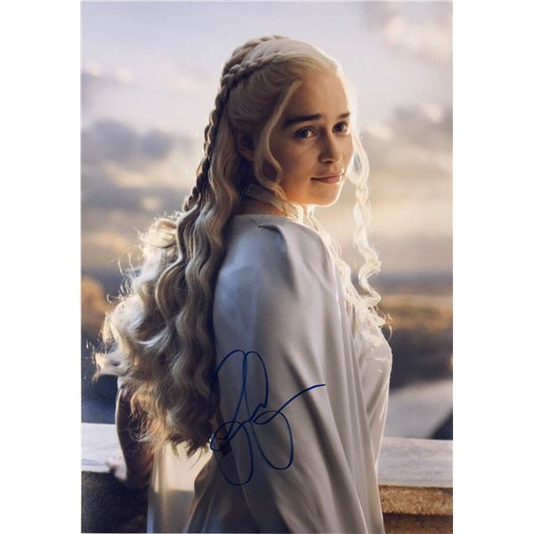 Game of Thrones Emilia Clarke Signed Photo