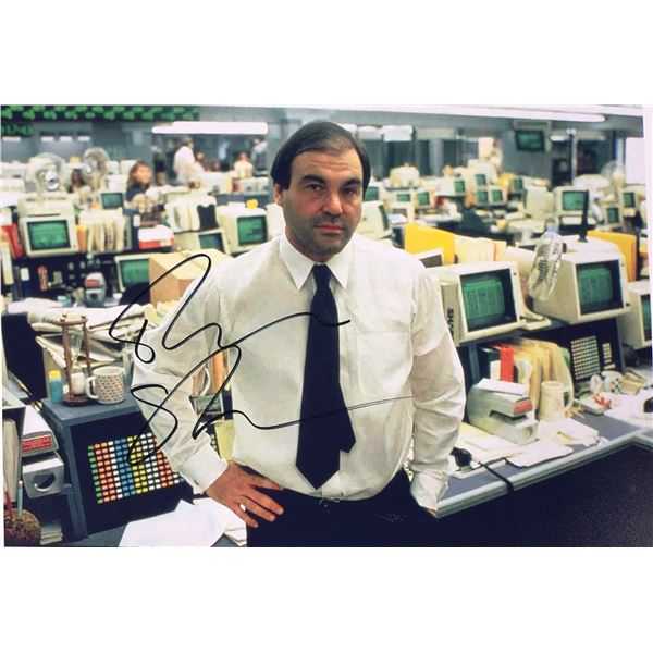 Wall Street Oliver Stone Signed Photo