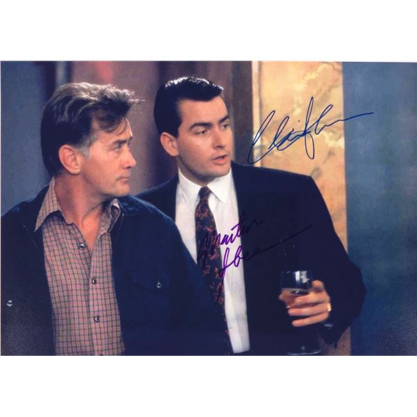 Wall Street Charlie Sheen Signed Photo