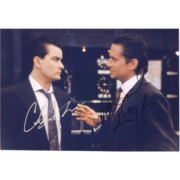 Wall Street Michael Douglas Signed Photo