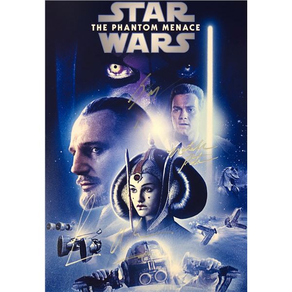 Star Wars Phantom Menace Signed Photo