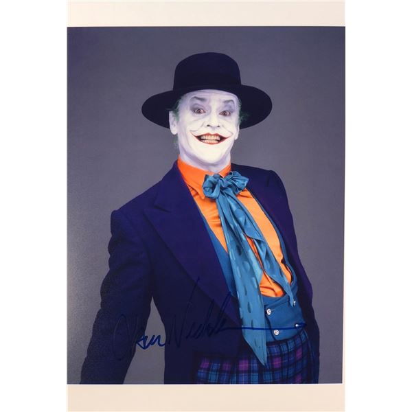 Joker 1989 Jack Nicholson Signed Photo