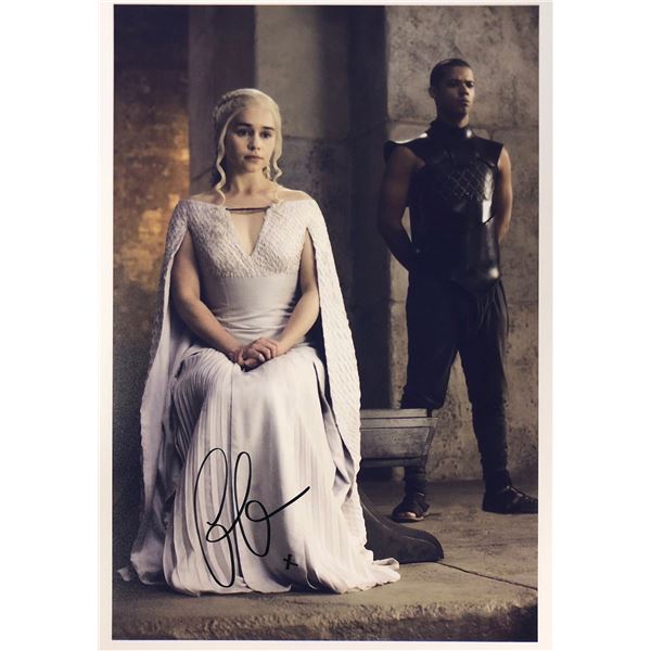 Game of Thrones Emilia Clarke Signed Photo
