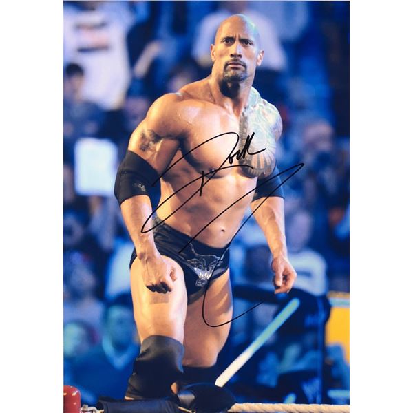 Dwayne Johnson Signed Photo
