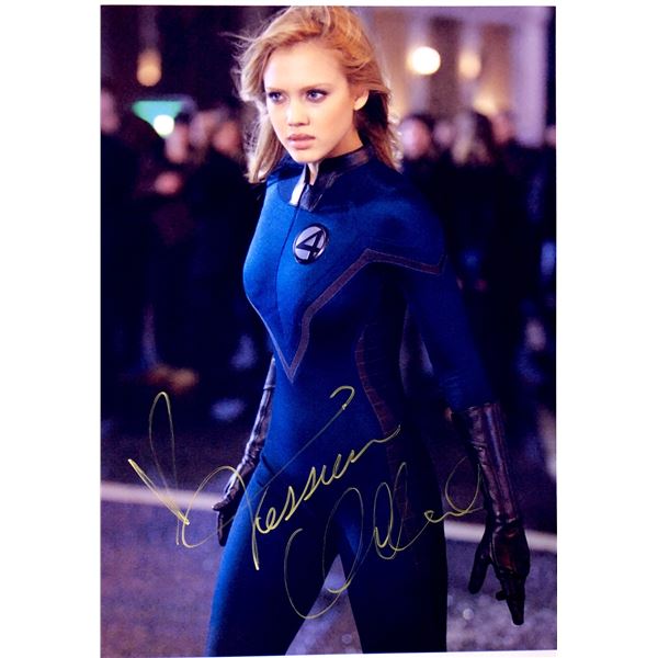 Jessica Alba Autograph Signed Fantastic 4 Photo