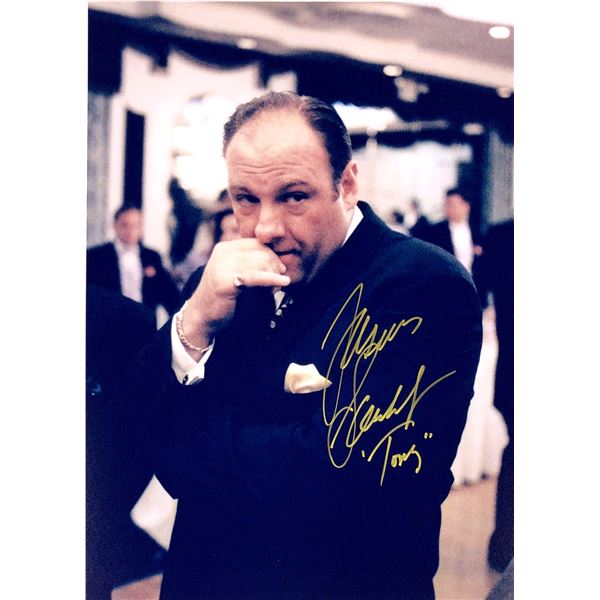 James Gandolfini Autograph Signed Sopranos Photo