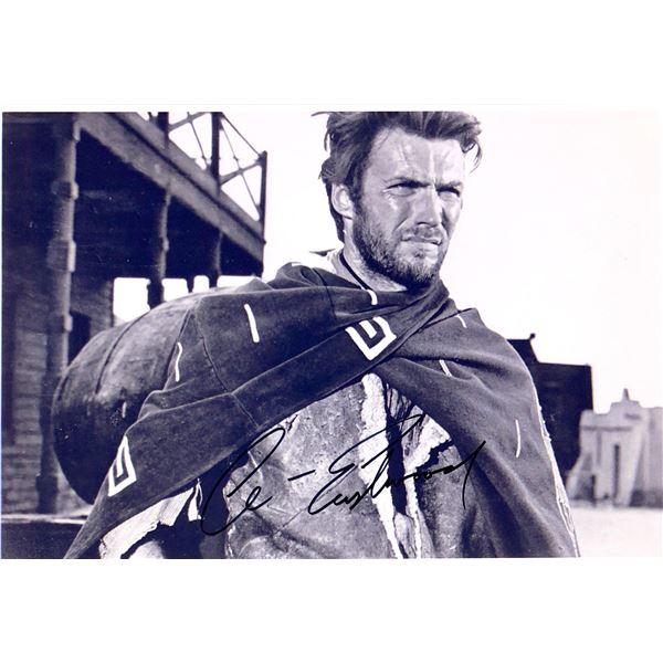 Clint Eastwood Autograph Signed Photo