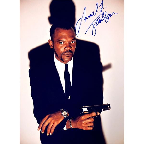 Samuel L Jackson Autograph Signed Pulp Fiction Photo