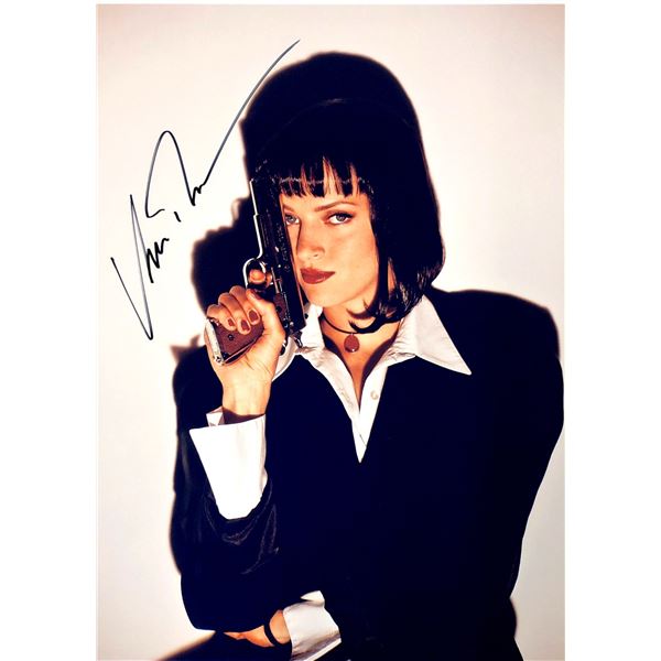 Uma Thurman Autograph Signed Pulp Fiction Photo