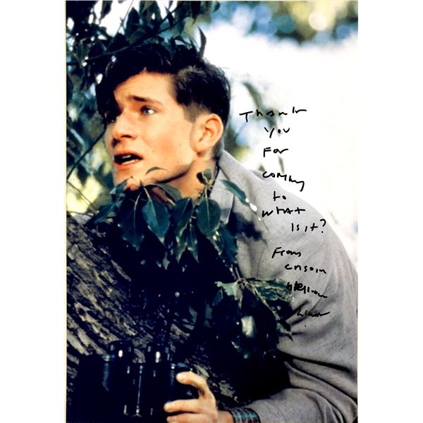 Crispin Glover Autograph Signed Back to Future Photo