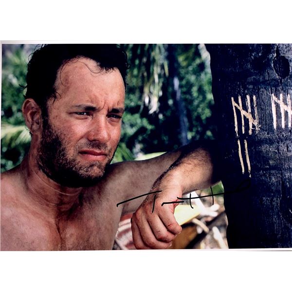 Tom Hanks Autograph Signed Cast Away Photo