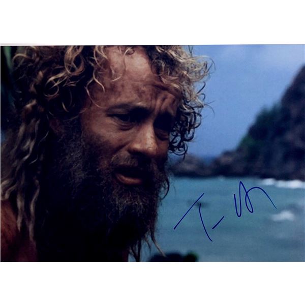 Tom Hanks Autograph Signed Cast Away Photo