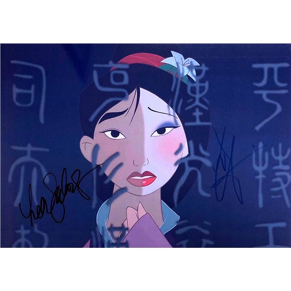 Christina Aguilera Autograph Signed Mulan Photo