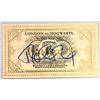 Image 1 : JK Rowling Autograph Signed Harry Potter Train Ticket