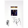 Image 1 : Robert Downey Jr Stan Lee Autograph Signed Iron Man Script Cover
