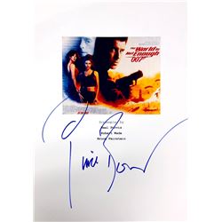 Pierce Brosnan Autograph Signed James Bond 007 Script Cover
