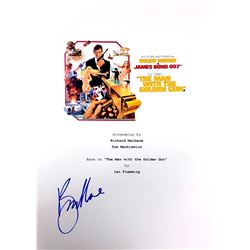 Roger Moore Autograph Signed James Bond 007 Script Cover