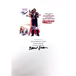 Maud Adams Autograph Signed James Bond 007 Script Cover