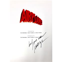Autograph Signed Airplane Script Cover