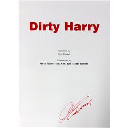 Autograph Signed Dirty Harry Script Cover