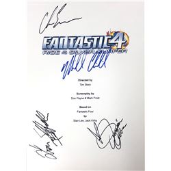 Autograph Signed Fantastic 4 Script Cover