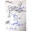 Image 1 : Autograph Signed Game of Thrones Script Cover