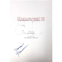 Autograph Signed Halloween Script Cover